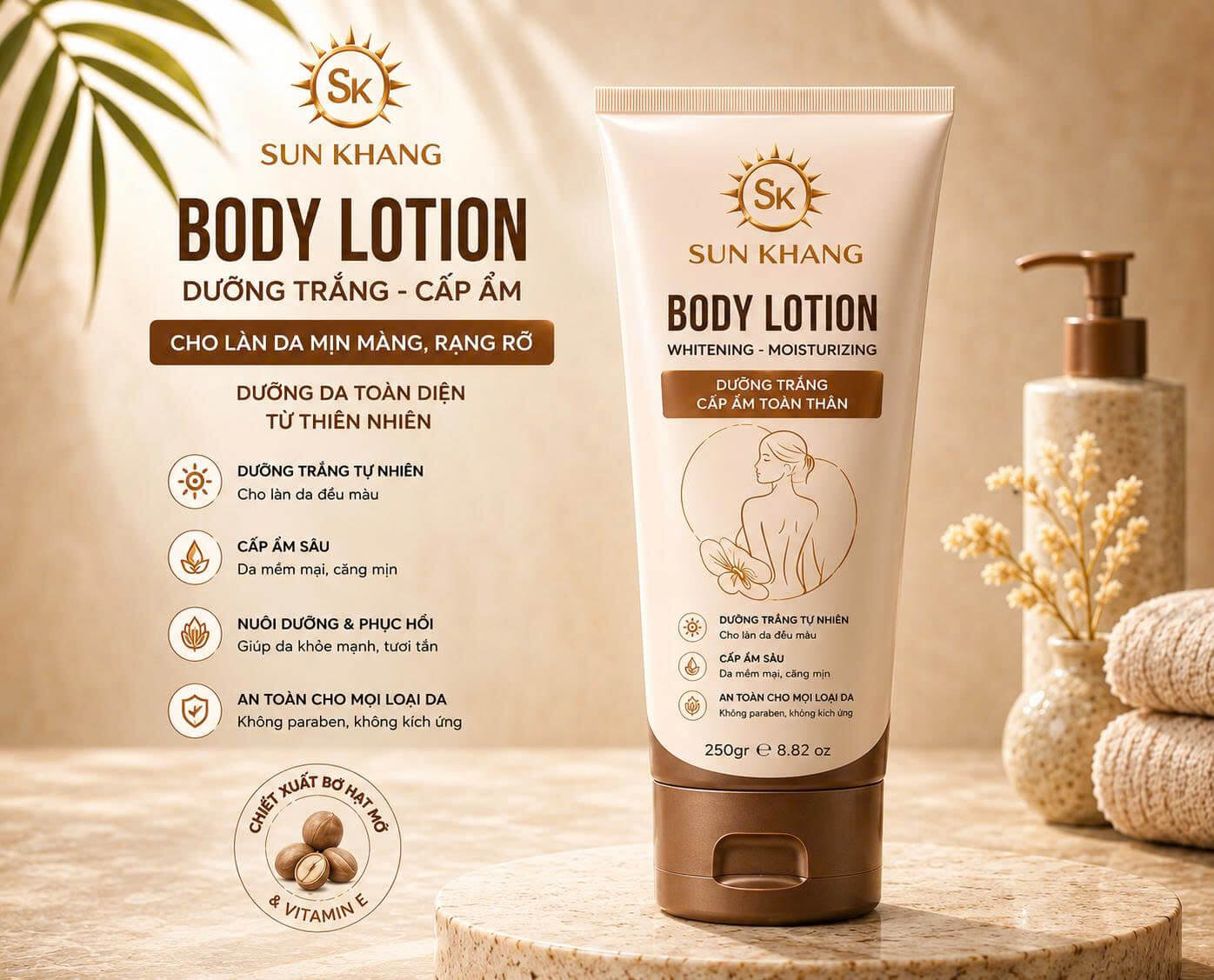 Sữa Dưỡng Thể Sun Khang Body Lotion