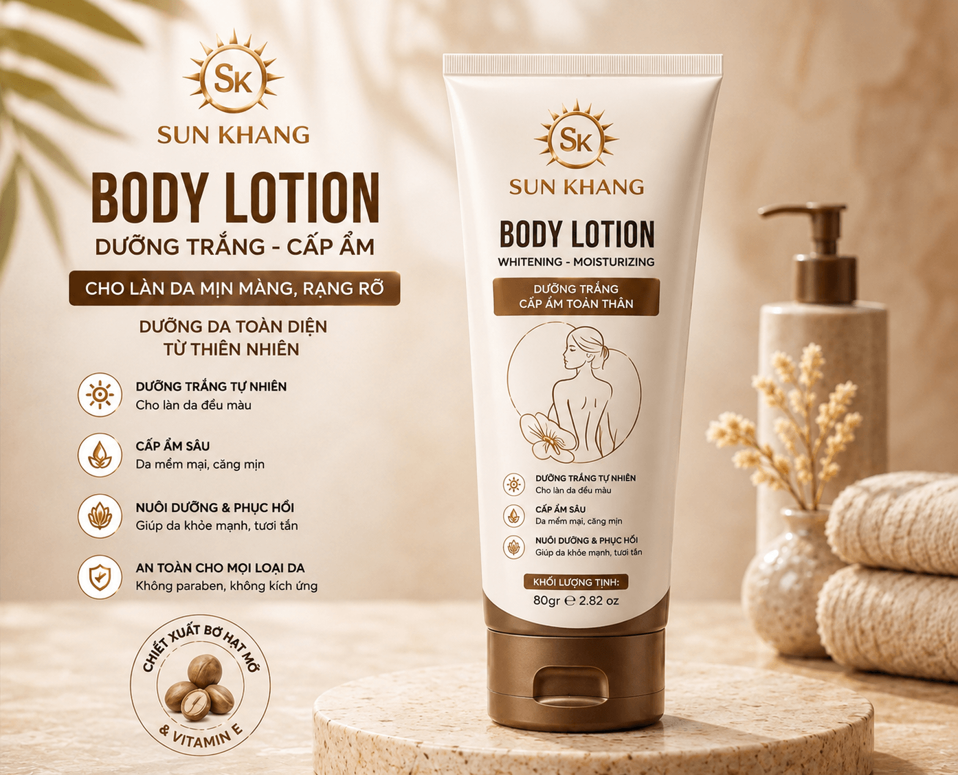 Sữa Dưỡng Thể Sun Khang Body Lotion